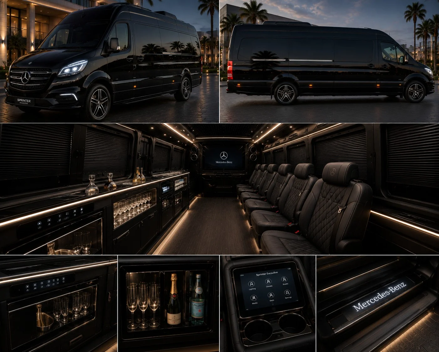 Mercedes Sprinter Business Lounge — Puerto Plata Airport Taxi vehicle